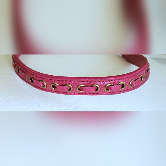 Isabella Fiore Pink Leather Bag with Floral Design - Picture 5 of 6